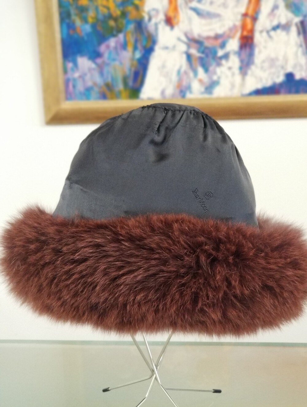 Brown Fox & Leather Hat - Picture 10 of 10